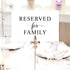 MODERN CREATORS Pack 10 8x11" Inch Of Custom Reserved Table Signs for Wedding Party Restaurant - Double Sided Sign