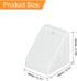 24Pcs 90 uxcell Plastic Corner Braces, Degree Corner Bracket, Right Angle Corner Support Brace, Shelf Board Holder