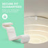IK3A 1 Pack SplashNColor Replacement Locking Clips Compatible with Hyby, Lock, and Rinna Ceiling Lights - ABS Plastic