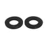 uxcell Black Zinc Plated M5 x 10mm x 1mm Flat Washers, 200PCS Spacers Fastener