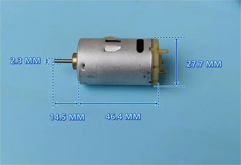 ATNVSE RS-395 12V-24V 11000RPM 1Pcs Motor DC High Speed with Cooling Fan Large Torque DIY Toy Car Boat Fan