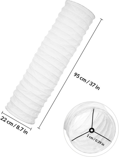 1 37.3 Inch PATKAW PCS Rice Paper Lamp Shade, Japanese Floor Lamp Cover Replacement, Tall Standing Lantern Light