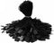 Black 7" Hang Tag Fasteners with Button Locker, 950 PCS Nylon