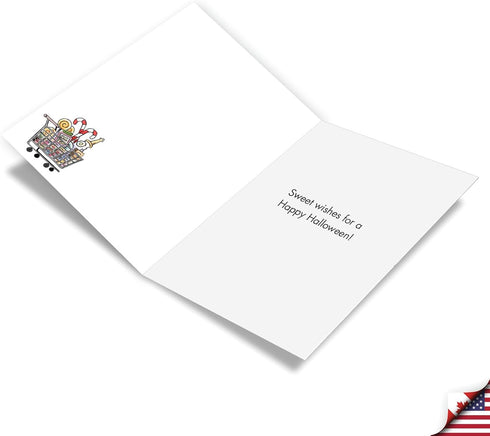 NobleWorks Funny Halloween Greeting Card with 5 x 7 Inch Envelope (1 Card) Witch Renovation C10723HWG by NobleWorks