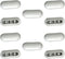 YUANHONGJIAN Universal Toilet Seat Bumper Kit 10 Pcs Toilet Seat Buffer Toilet Seat
