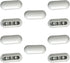 YUANHONGJIAN Universal Toilet Seat Bumper Kit 10 Pcs Toilet Seat Buffer Toilet Seat