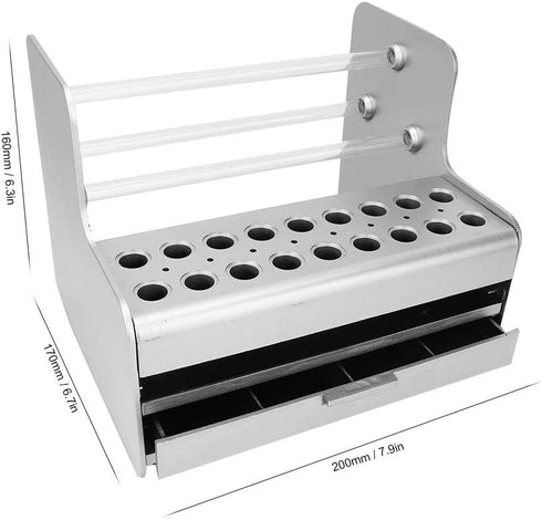ZJchao Multi Function Screwdriver Holder, Storage Display Rack for Glasses Repair Tool with Drawer