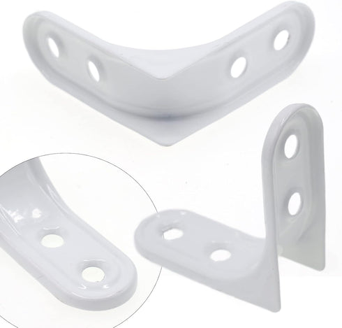 Joyangy 8pcs 2 Inch 90 Heavy Duty L Brackets - Degree Wall Mount Right Angle Corner Braces for Shelves, Wood, Cabinets