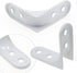 Joyangy 8pcs 2 Inch 90 Heavy Duty L Brackets - Degree Wall Mount Right Angle Corner Braces for Shelves, Wood, Cabinets