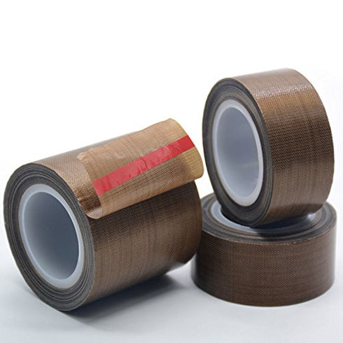 3"x10m PTFE Teflon Tape Nonstick High-Temp 500? Fiberglass Adhesive Tape