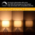 ASOKO ST64 Frosted LED Edison Vintage Light Bulbs, 6W Equivalent 60W, 2700K Warm White, Dimmable, 6 Packs