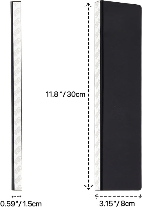 XyviLokit 2 Pack Monitor Memo Board for Slim Monitor, Monitor Sticky Note Holder for No Edge Monitors, Computer Side