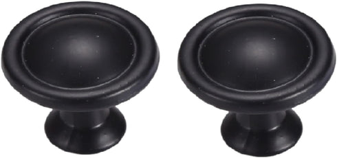 PILYON Cabinet Knobs 2 Pcs Aluminum Handle Black Cabinet Bedside Drawer Pull Handle,