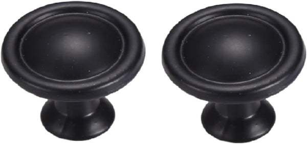 PILYON Cabinet Knobs 2 Pcs Aluminum Handle Black Cabinet Bedside Drawer Pull Handle,