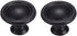 PILYON Cabinet Knobs 2 Pcs Aluminum Handle Black Cabinet Bedside Drawer Pull Handle,