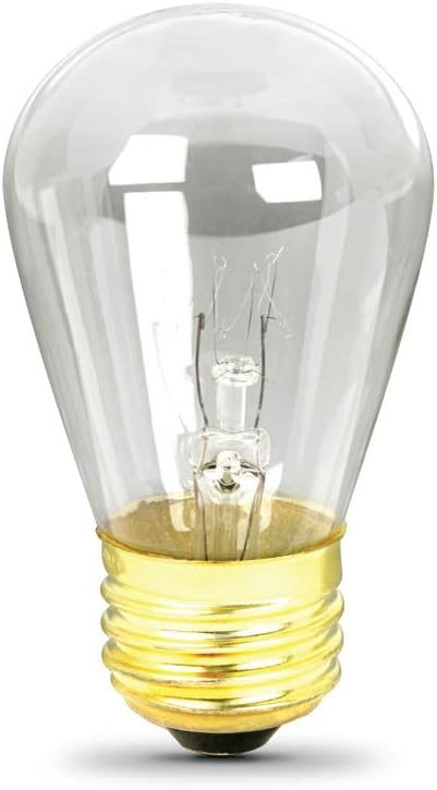 Feit Electric 11Watt S14 2700K 40 Lumen Incandescent String Light Replacement Bulb-