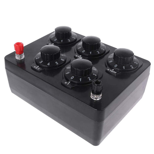 0-9999.9 Ohm Variable Resistance Box, Decade Resistor Experimental Equipment for Physical School Teaching