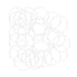 uxcell Silicone O-Rings, Pack of 30, 31mm OD 28mm ID 1.5mm Width VMQ Seal Gasket for Pipe Repair, White