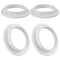 DiCUNO E26 Lamp Shade Rings, White Light Socket Ring, Lock Socket Replacement