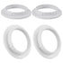 DiCUNO E26 Lamp Shade Rings, White Light Socket Ring, Lock Socket Replacement