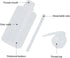 Oubest 1000ml Squeeze Bottle, LDPE Plastic Wash Bottle for Irrigation Plant and Medical Lab