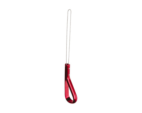 Jonard Tools Metal Wire Loop Puller - 8-1/2" Length, Red Anodized Aluminum Handle, JIC-2257M