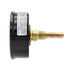 PIC Gauges TRI-RC-254R1.75-D Commercial Tridicator, 2.5" Dial, Black Steel Case, 0/75 psi Range, 1/4" Male NPT