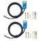 Inductive Proximity Sensor SN04-N NPN NO Normally Open Detection Switch with SN Bracket (Blue, 2 Pack)