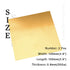 20 Gauge Brass Sheet, H62 Brass Plates Metal 0.031" Thickness x 3.9" Width x 3.9" Length - 2Pcs for Crafts