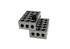 HHIP 3402-0055 1-2-3 Precision Block Set with Screws & Key, 23 Holes