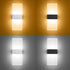 Gnc33Ouhen 3W Modern Rectangular Acrylic LED Night Light Wall Sconces Light, Bedside Decoration Lamp for Bedroom