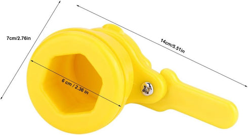 5 Honey Gate Valve, Honey Gate Valve for Gallon Bucket, Honey Strainer, Bee Honey Tap Gate Valve Tool Beekeeping