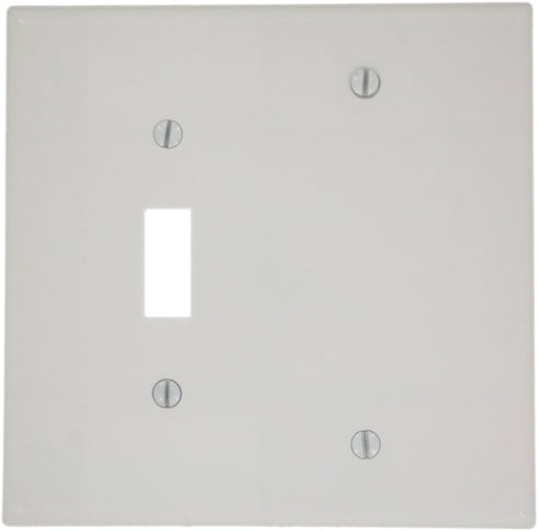 Leviton 80506-W WH WP 2G 1TGL 1BLANK MIDWAY SIZE by Leviton