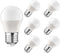 LED Light Bulbs, 25W Equivalent, Daylight White 6000K, E26 120V A15 3W, Not Dimmable, Pack of 6