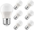 LED Light Bulbs, 25W Equivalent, Daylight White 6000K, E26 120V A15 3W, Not Dimmable, Pack of 6