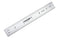 Benchmark Tools 106610 6 Rigid Woodworking Ruler Satin Chrome Finish 1/8th and 1/16th Grads Hardened Stainless Steel
