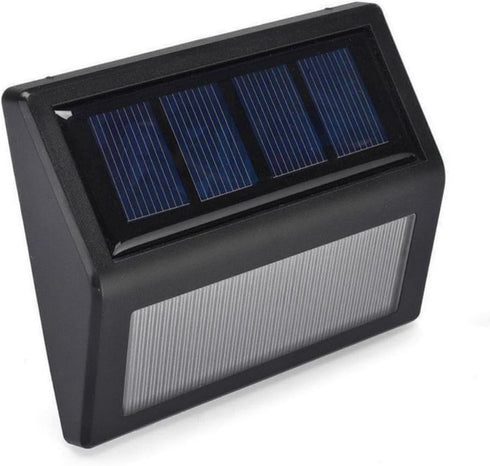 anso Waterproof Solar Garden Wall Lamp - LED Light Control (White)
