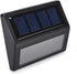 anso Waterproof Solar Garden Wall Lamp - LED Light Control (White)
