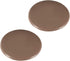 uxcell 80mm Wall Protectors - Self Adhesive Door Handle Bumper Guard Stopper Silicone, Brown, 2pcs
