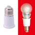 E26 Socket Extender, 2.56 inch E26 to E26 Standard Medium Base Extension Socket Adapter, 3 Pack Lamp Holder