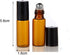 10pcs 5ml Amber Mini Glass Bottle Sample Vial with Glass Eye Dropper + Roller, 1pc Clean Cloth + 1pc 3ml Dropper