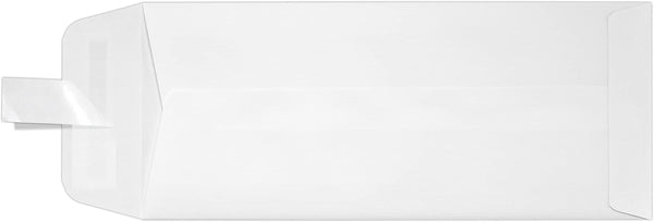 LUXPaper #10 Policy Business Envelopes | 4 1/8" x 9 1/2" | Peel & Press | White Linen | 80lb. Text | 50 Qty