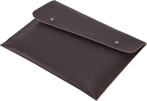 Envelope A4 Documents Folder Case, Business & Conference File Pu Leather Clutch Bag for Women and Men