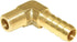 Joywayus Brass Hose Fitting, 90 Degree Elbow, 1/4" Barb x 1/8" NPT Male Pipe, Pack of 2