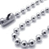 Pull Chain, 2 Pieces 59" Stainless Steel Bead Chain, Rustproof with 10 Free Matching Connectors, 3.2mm Ball Chain -