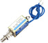 DC Electromagnet, 6/12/24V 300mA Pull Push Type for Food Machine Textile Machinery, 10mm Retractable Range