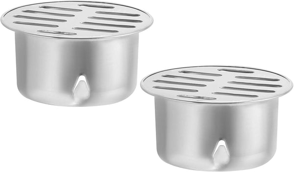 PATIKIL Gutter Guard - 2 Pack 304 Stainless Steel Downspout Strainer, Anti-Blocking Outdoor Cleaning Tool