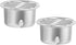 PATIKIL Gutter Guard - 2 Pack 304 Stainless Steel Downspout Strainer, Anti-Blocking Outdoor Cleaning Tool
