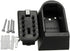 Indoor & Outdoor Key Lock Box Wall Mounted Push Button Combination Safe Storage with Black Rubber Cover