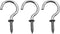 30 Pcs (304) Stainless Steel Screw Ceiling Hooks - 1 Inch Cup Hook Screw-in Light Hooks